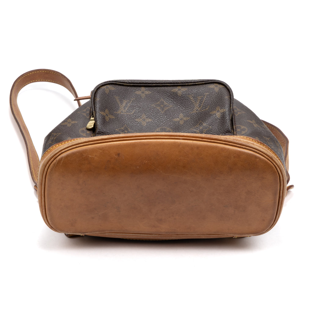 Shoulder Bag Montsouris MM Brown Monogram Canvas