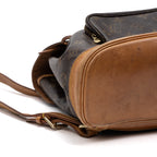 Shoulder Bag Montsouris MM Brown Monogram Canvas