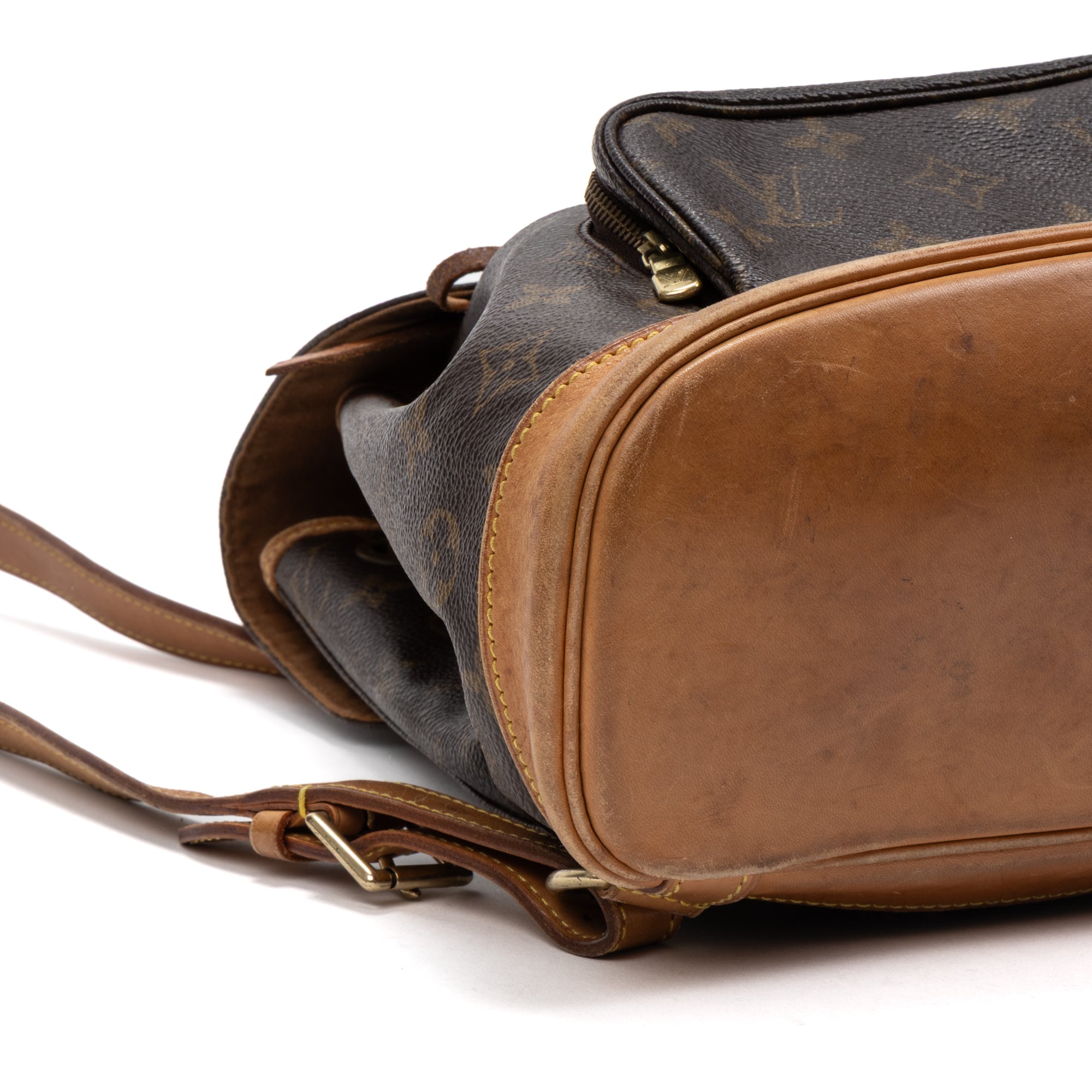 Shoulder Bag Montsouris MM Brown Monogram Canvas
