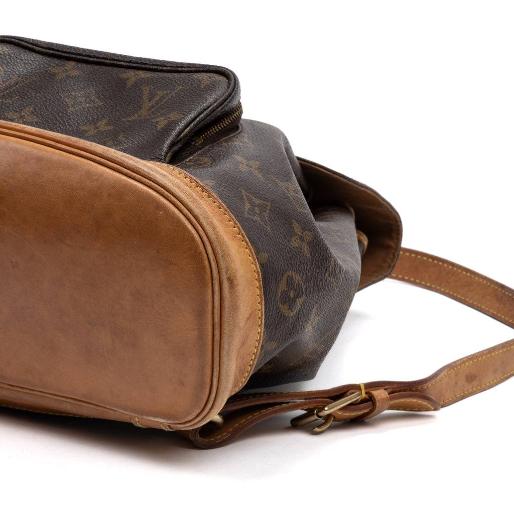 Shoulder Bag Montsouris MM Brown Monogram Canvas