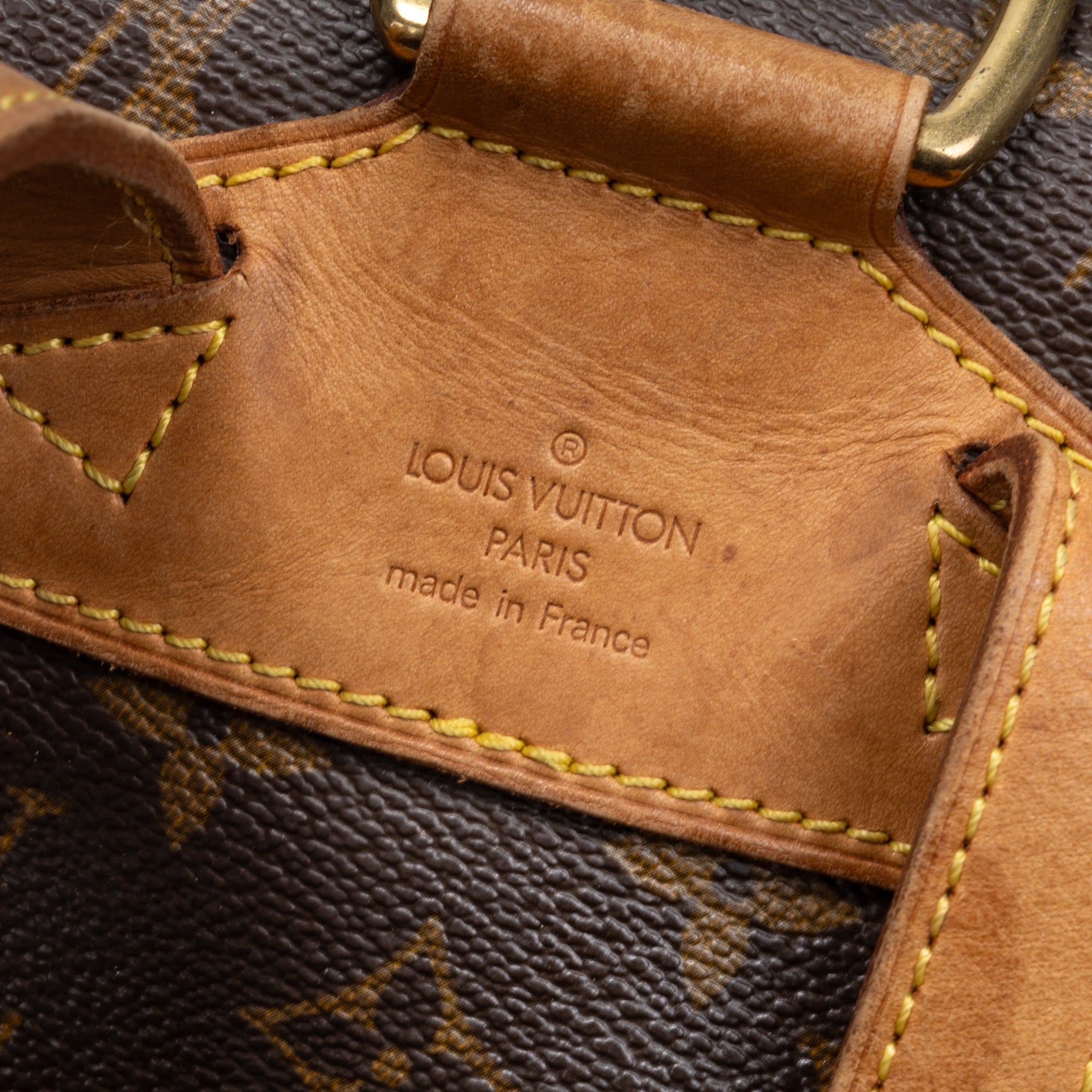 Shoulder Bag Montsouris MM Brown Monogram Canvas