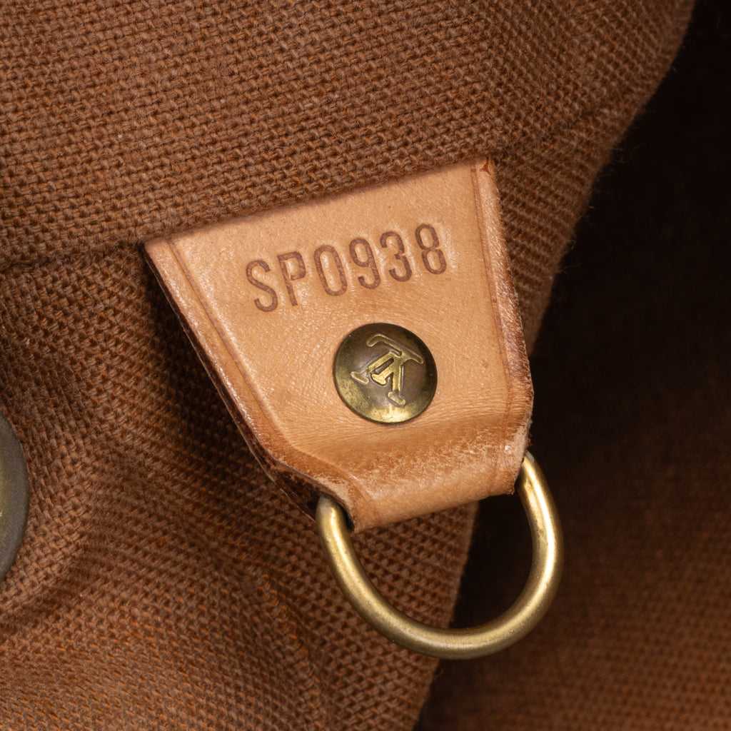 Shoulder Bag Montsouris MM Brown Monogram Canvas
