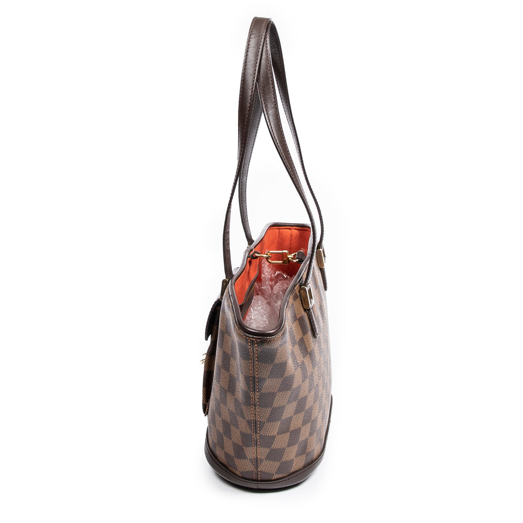 Shoulder Bag Manosque PM Brown Damier Ebene