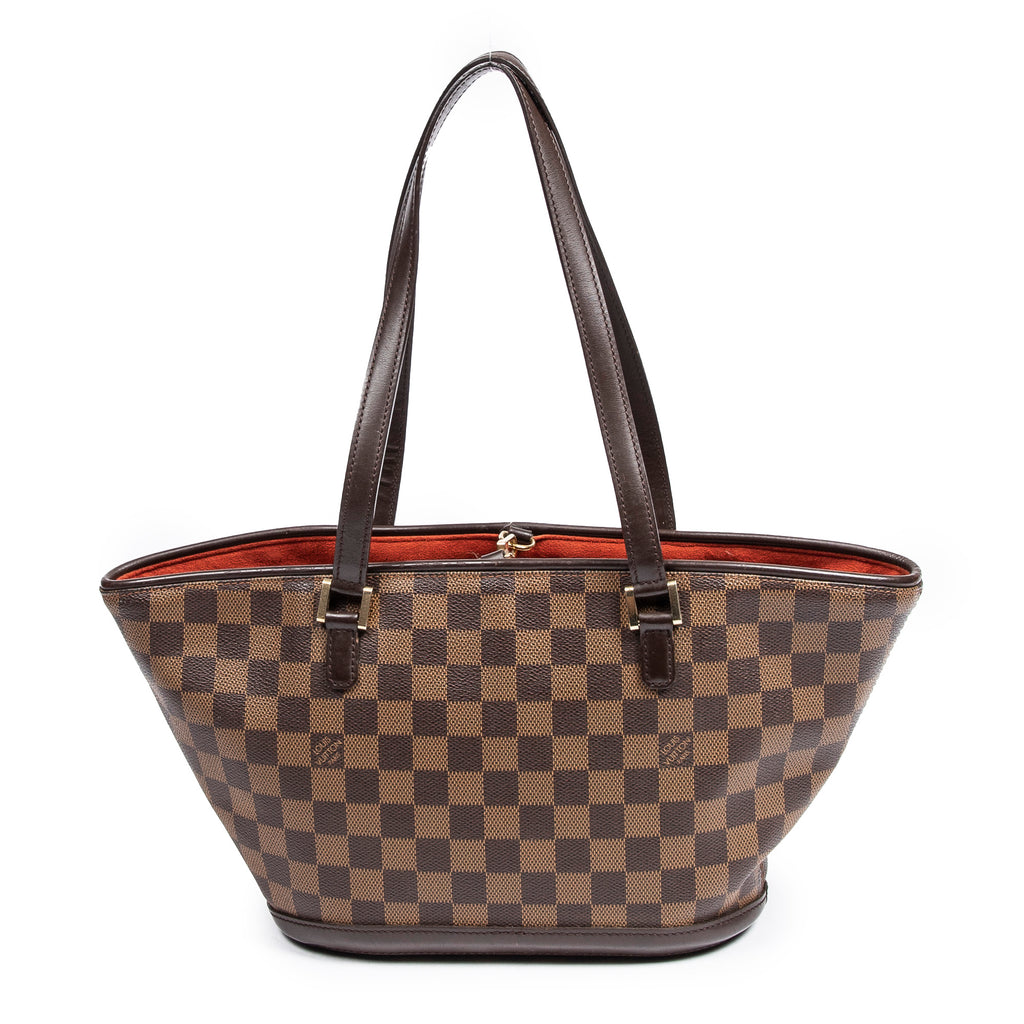 Shoulder Bag Manosque PM Brown Damier Ebene