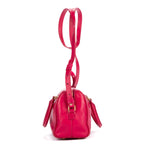 Shoulder Bag Baby Duffle Pink Smooth Leather
