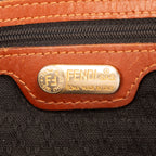 Shoulder Bag Vintage Boston Brown Pequin Coated Canvas