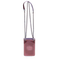 Shoulder Bag Crossbody Phone Holder Pink Patent Leather