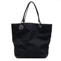 Shoulder Bag Eclipse Tall Tote Black Monogrammed Canvas