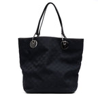 Shoulder Bag Eclipse Tall Tote Black Monogrammed Canvas