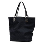 Shoulder Bag Eclipse Tall Tote Black Monogrammed Canvas