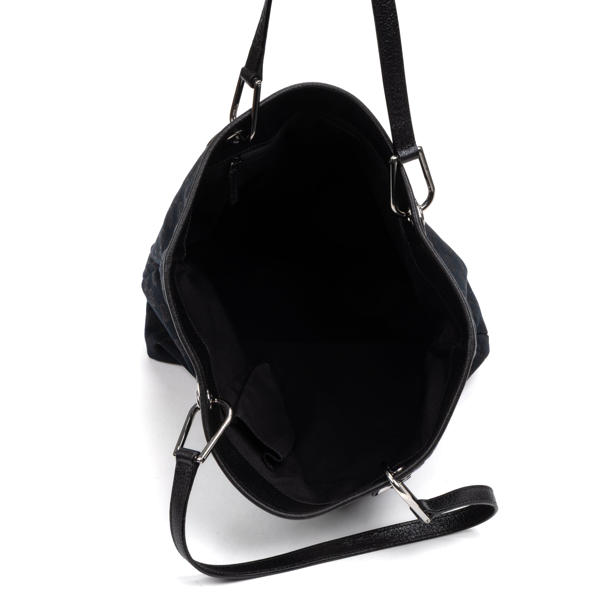 Shoulder Bag Eclipse Tall Tote Black Monogrammed Canvas