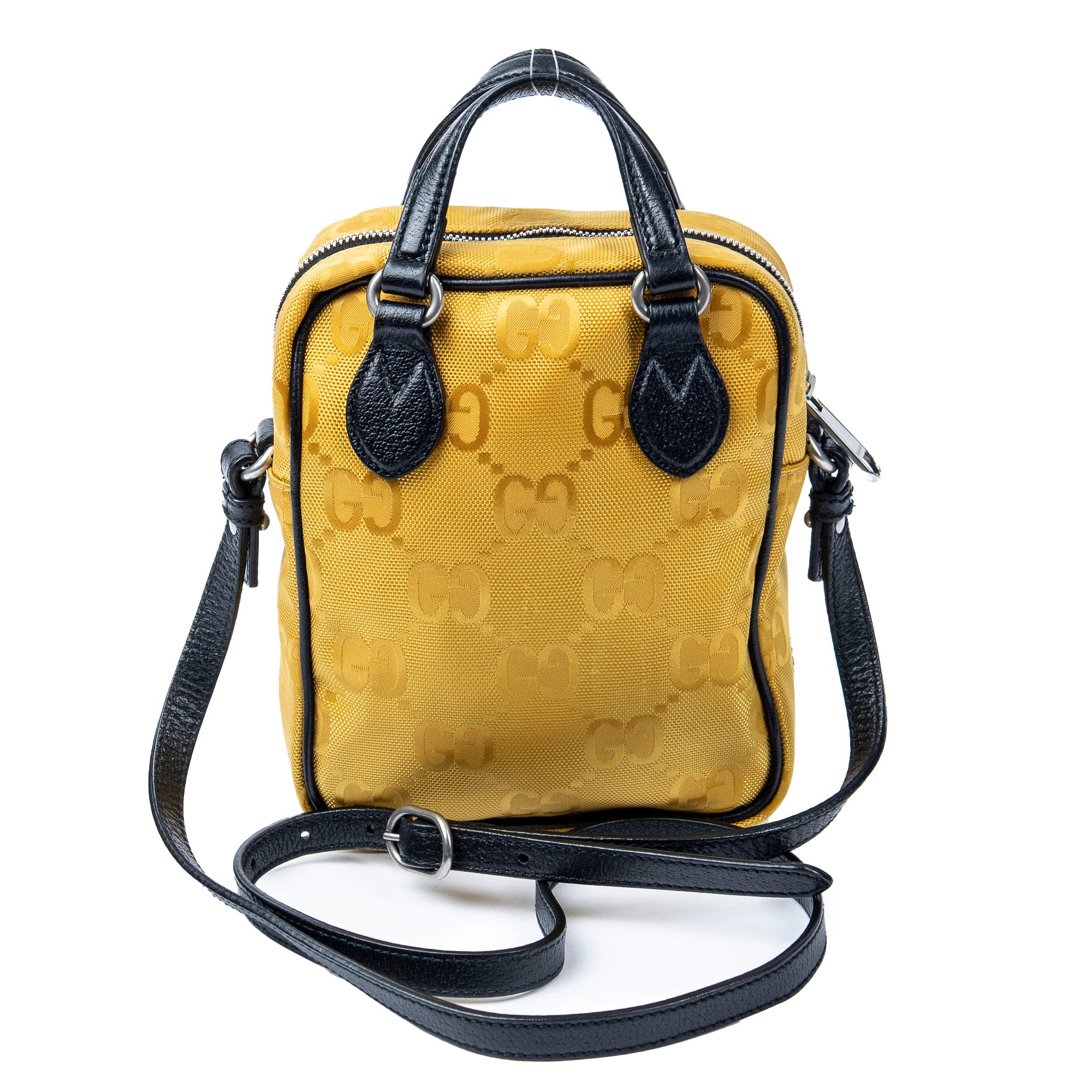 Shoulder Bag Off The Grid Crossbody Yellow Monogrammed Nylon Canvas