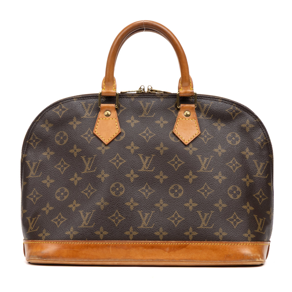 Handbag Alma PM Brown Monogram Canvas