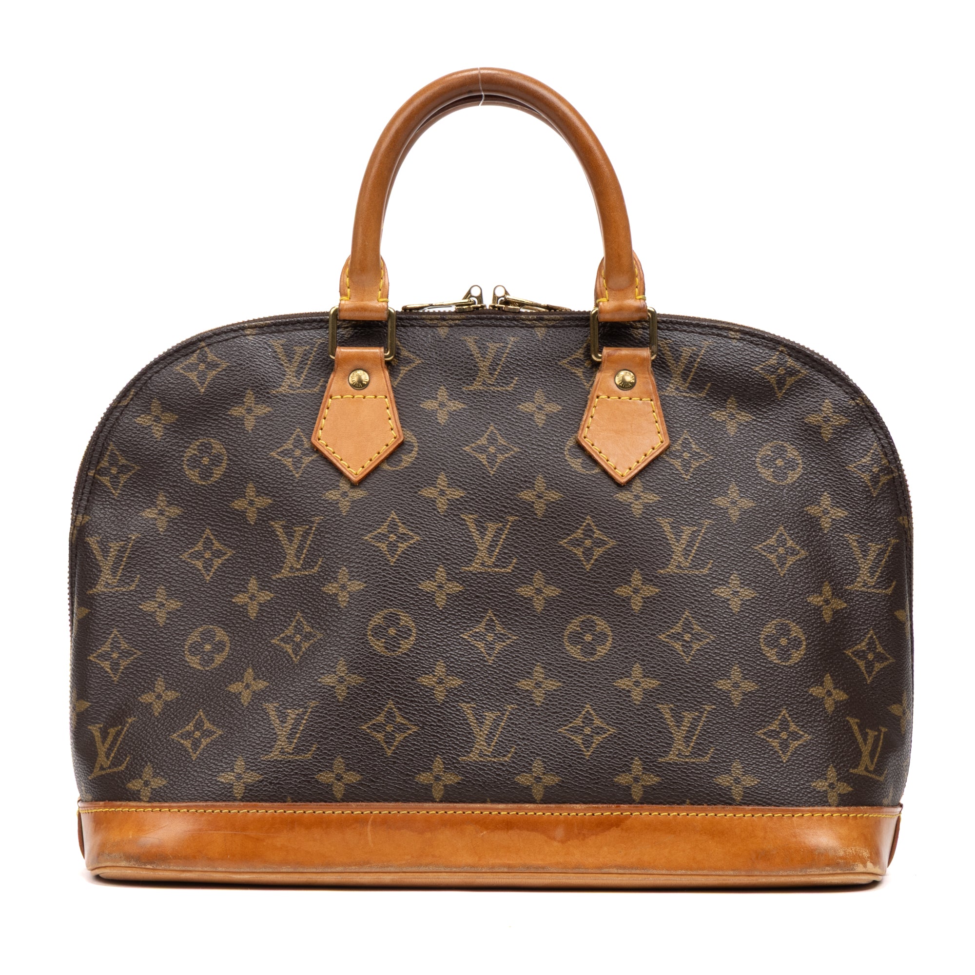 Handbag Alma PM Brown Monogram Canvas