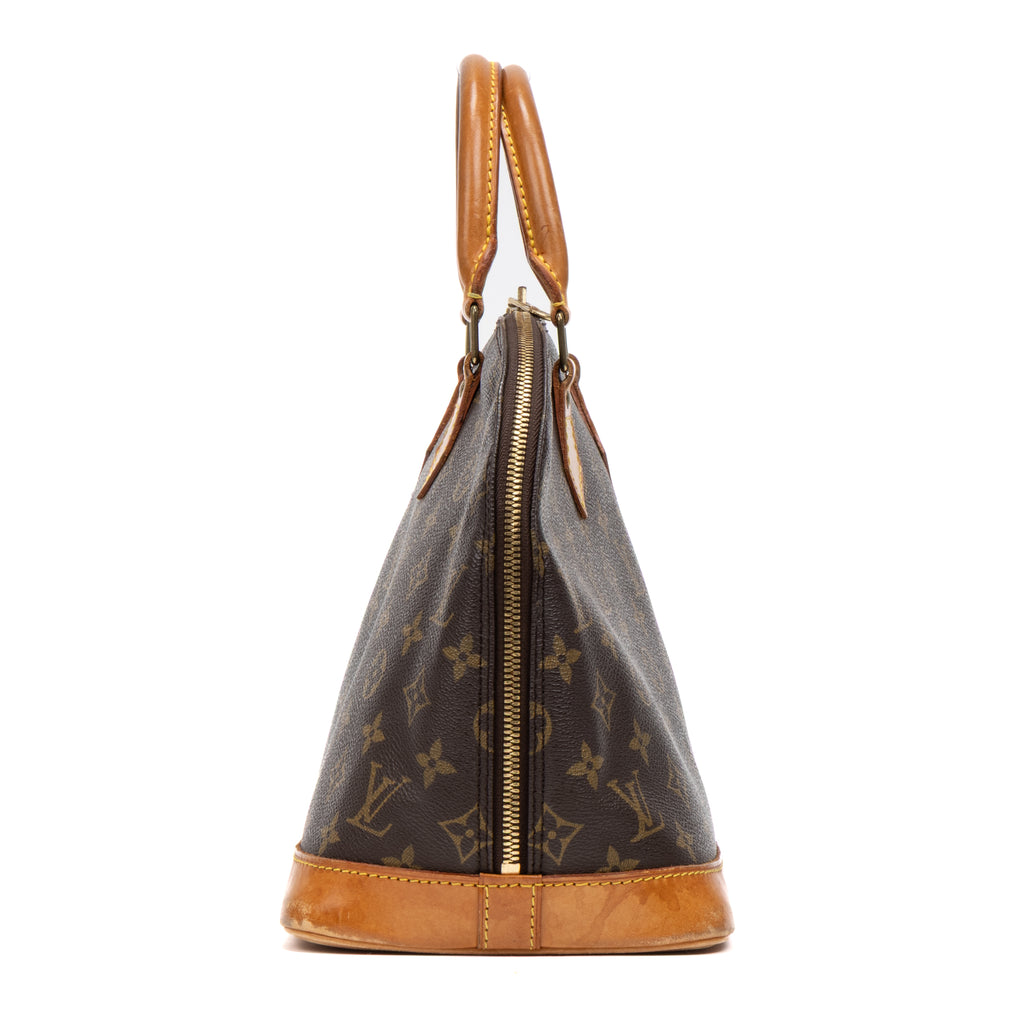 Handbag Alma PM Brown Monogram Canvas