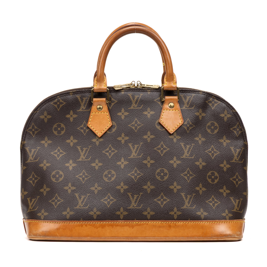 Handbag Alma PM Brown Monogram Canvas
