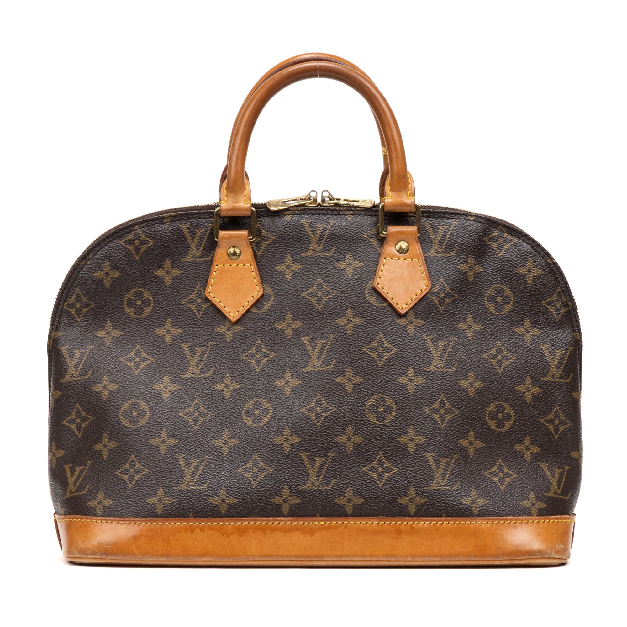 Handbag Alma PM Brown Monogram Canvas