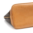 Handbag Alma PM Brown Monogram Canvas