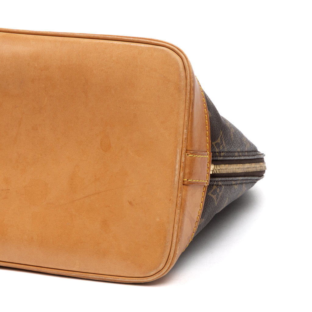 Handbag Alma PM Brown Monogram Canvas