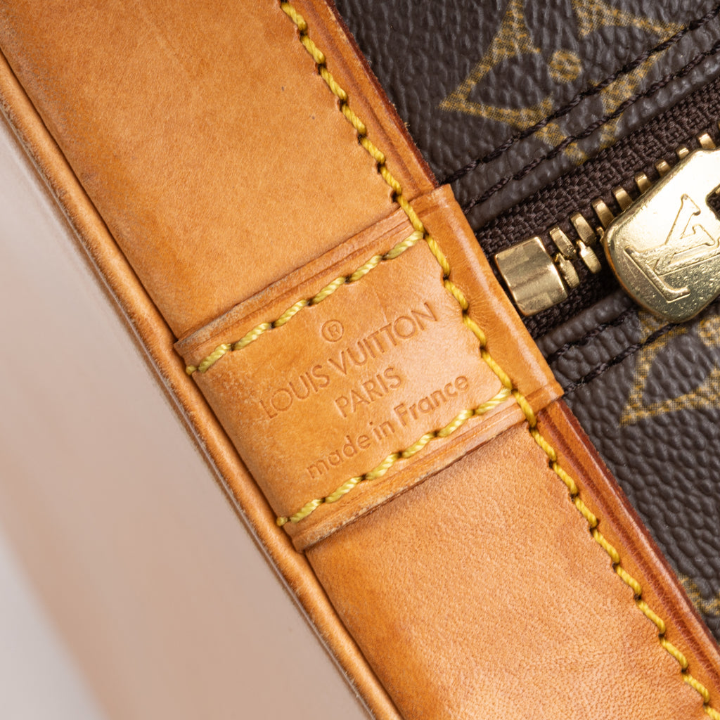Handbag Alma PM Brown Monogram Canvas