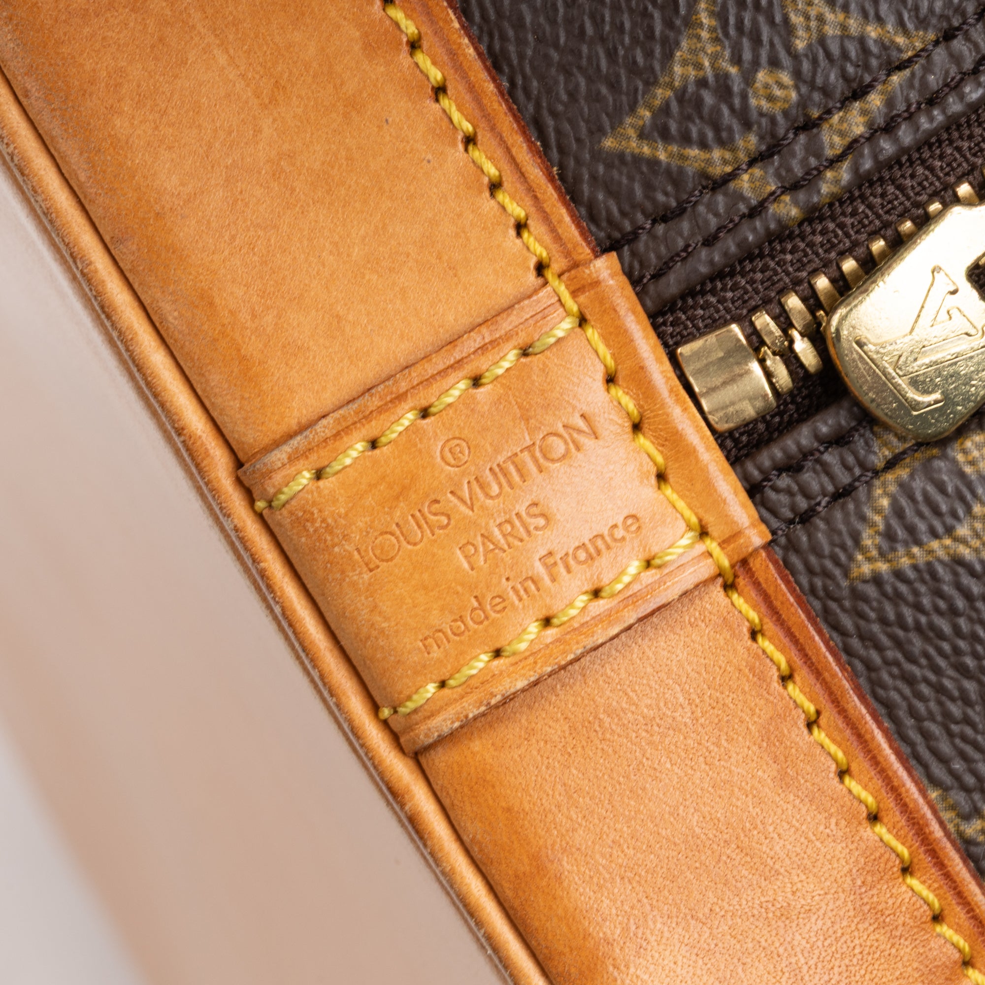 Handbag Alma PM Brown Monogram Canvas