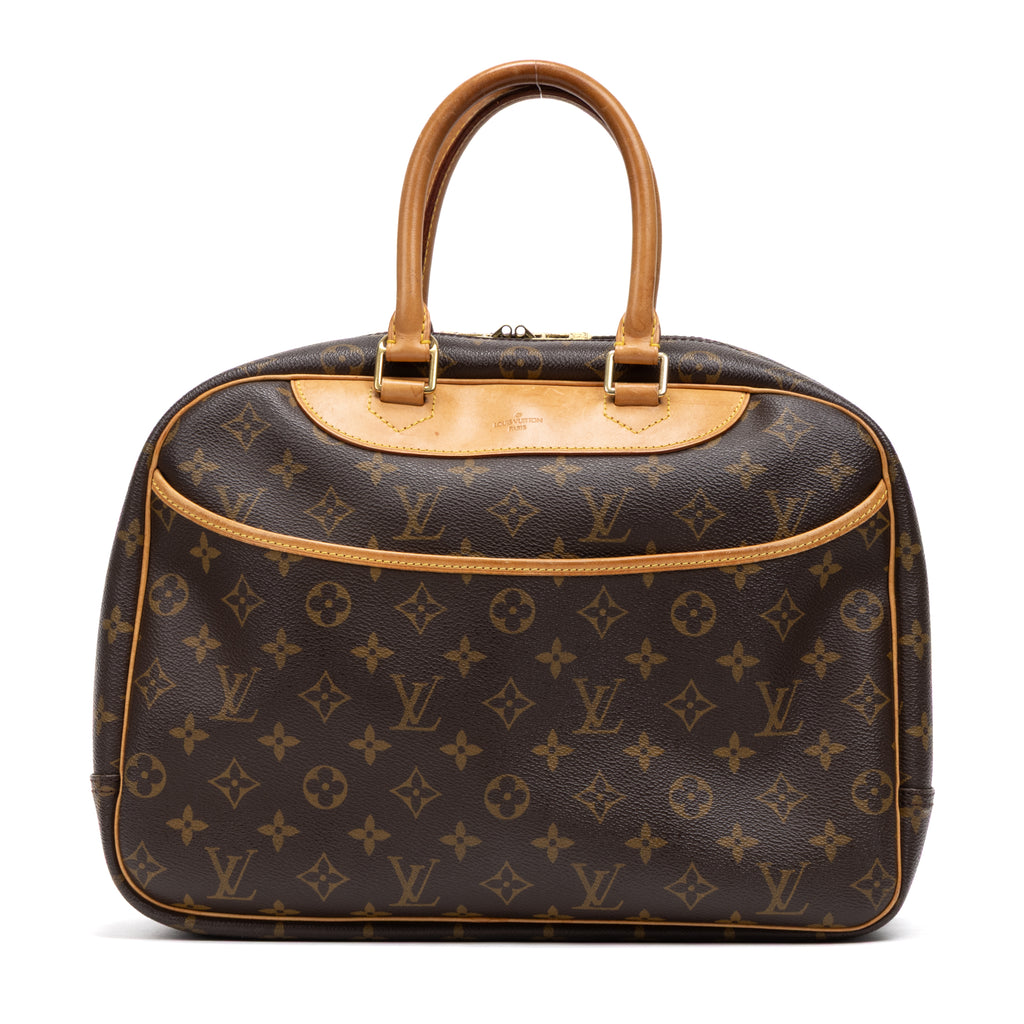 Handbag Deauville Brown Monogram Canvas