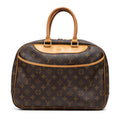Handbag Deauville Brown Monogram Canvas