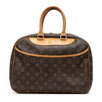 Handbag Deauville Brown Monogram Canvas