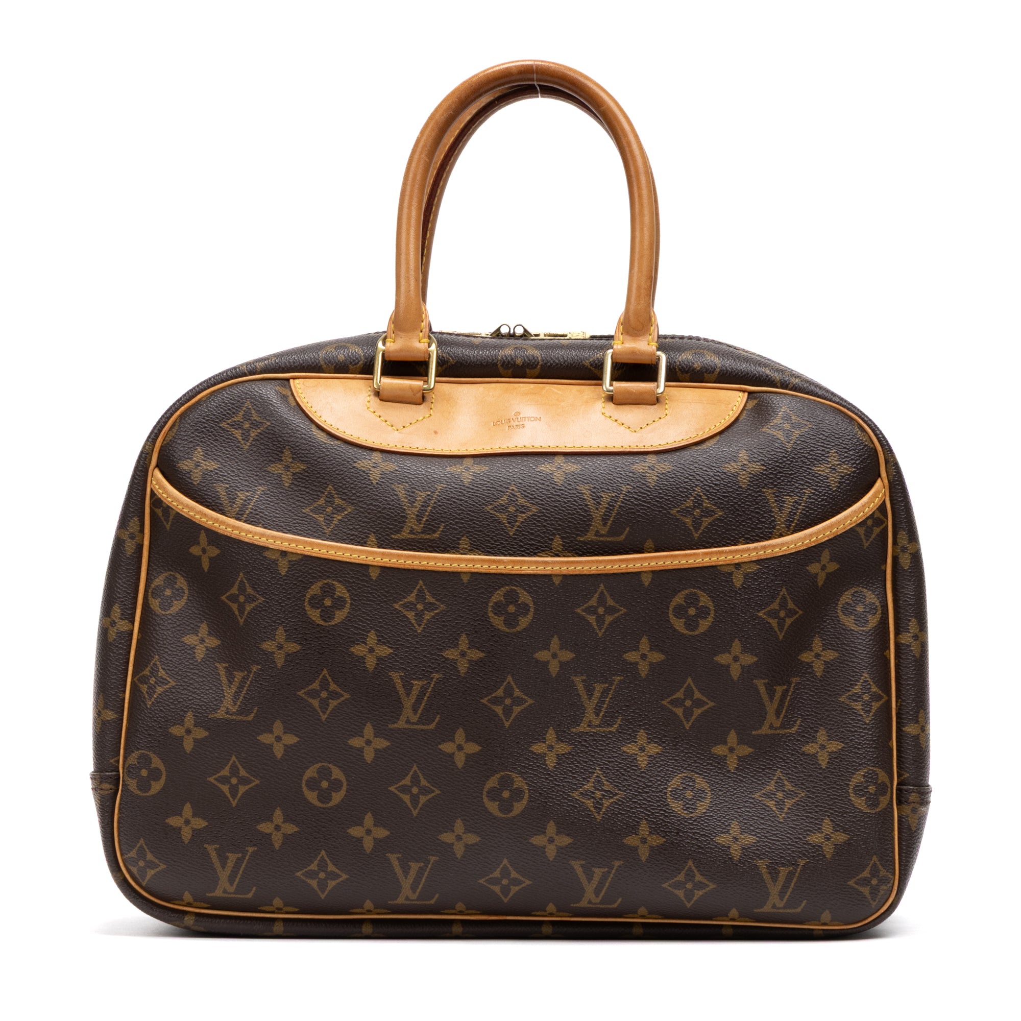 Handbag Deauville Brown Monogram Canvas