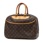 Handbag Deauville Brown Monogram Canvas