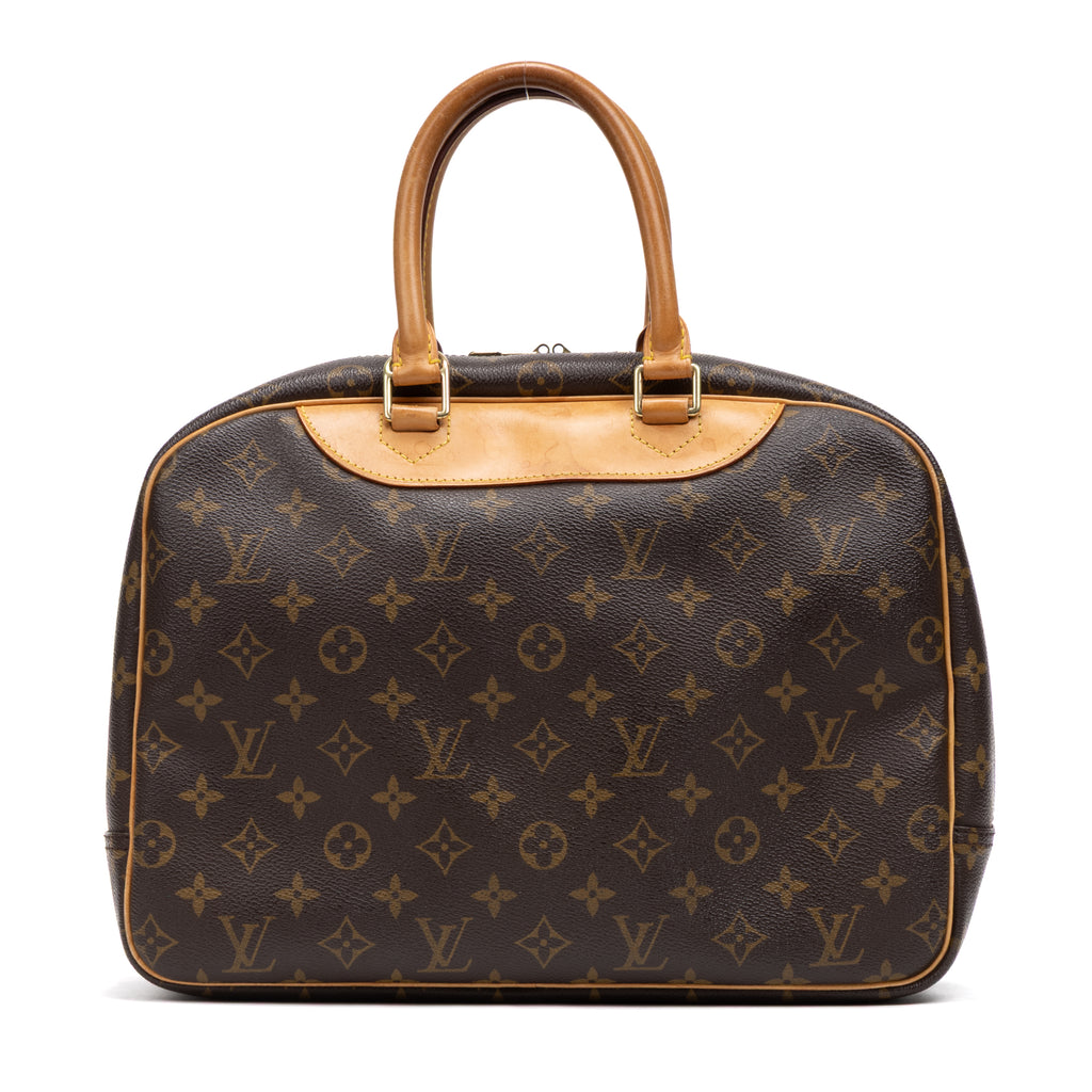 Handbag Deauville Brown Monogram Canvas