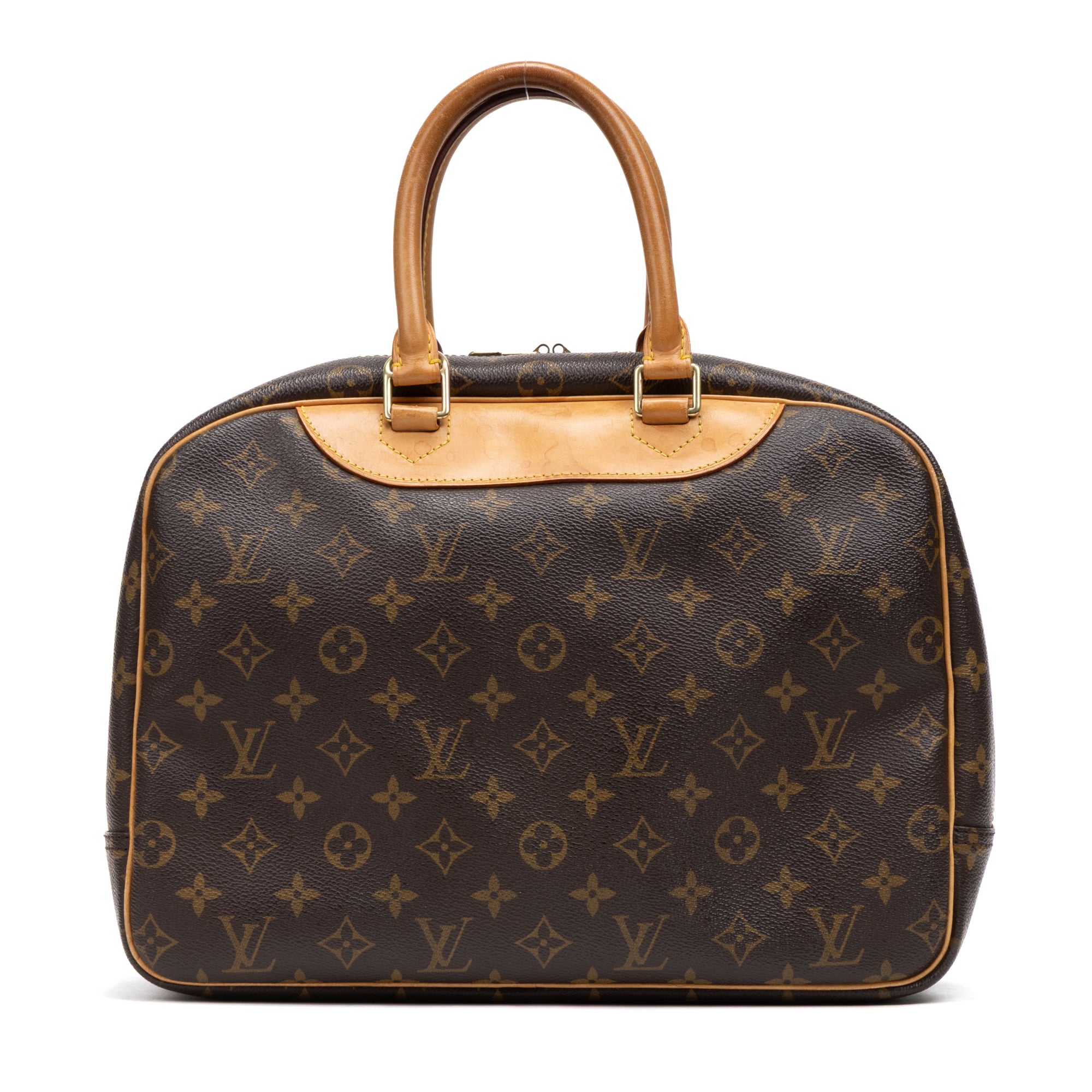 Handbag Deauville Brown Monogram Canvas