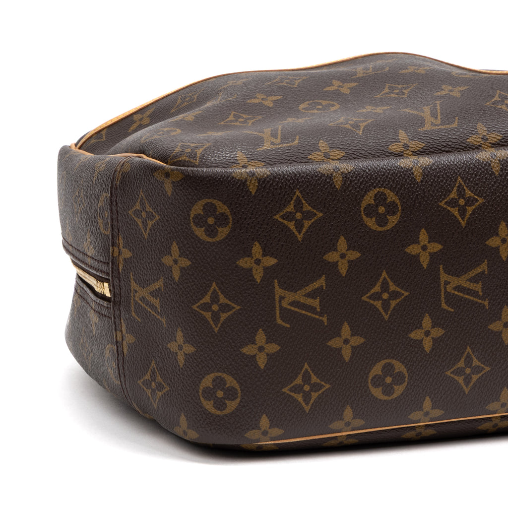 Handbag Deauville Brown Monogram Canvas
