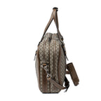 Travel Bag Carry-On Weekender Beige Diamante Canvas