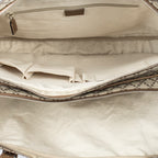 Travel Bag Carry-On Weekender Beige Diamante Canvas