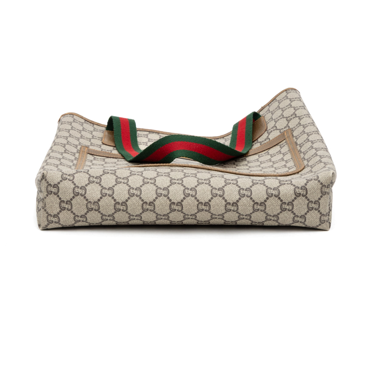 Shoulder Bag Web Gucci Plus Vertical Tote Beige GG Plus Coated Canvas