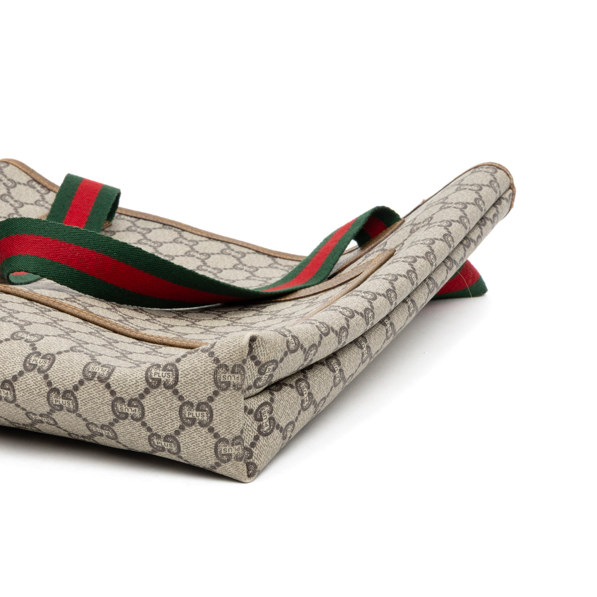 Shoulder Bag Web Gucci Plus Vertical Tote Beige GG Plus Coated Canvas