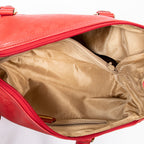 Handbag Mini Vintage Front Pocket Boston Red Microguccissima Coated Canvas