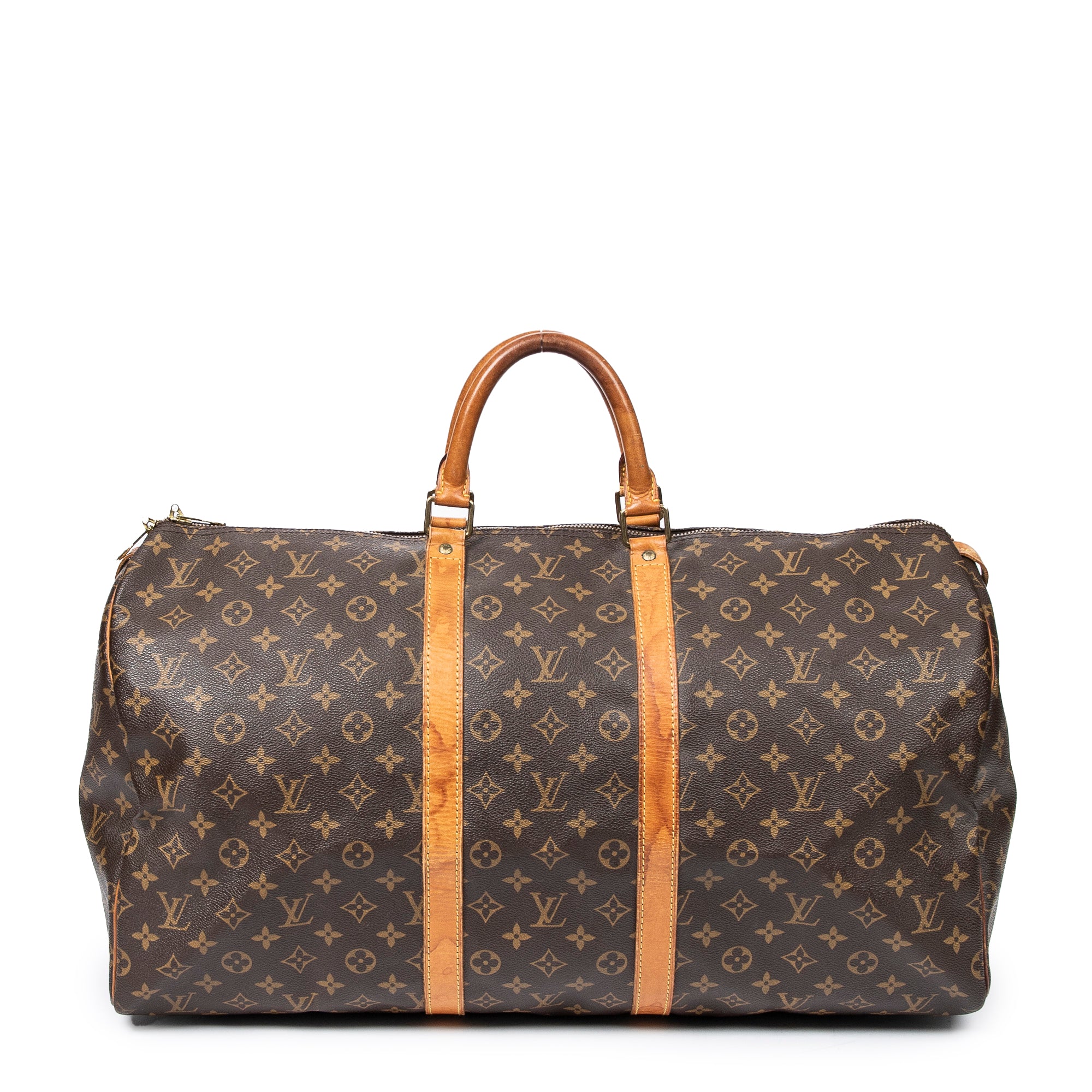 Shoulder Bag Keepall 55 Brown Monogram Canvas