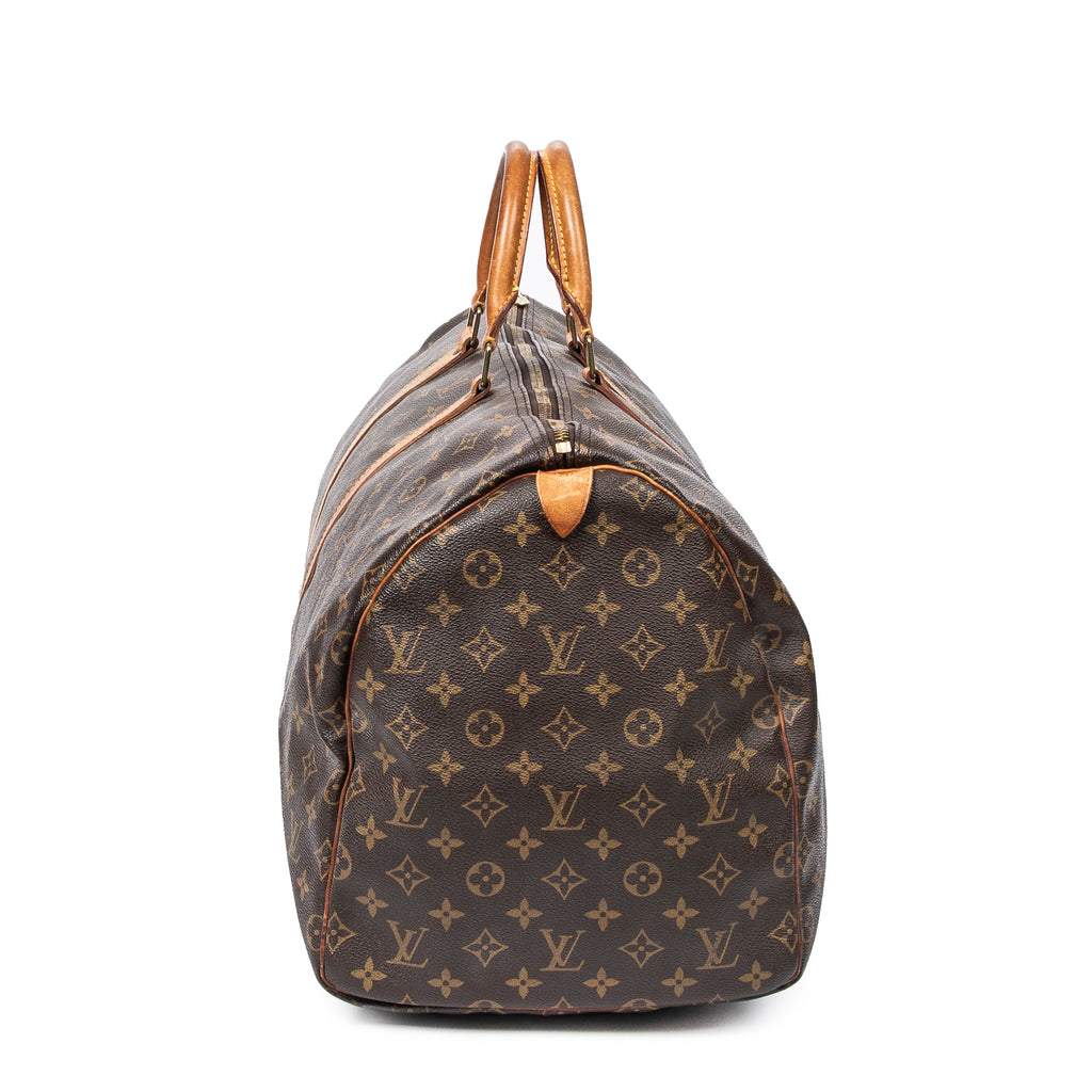 Shoulder Bag Keepall 55 Brown Monogram Canvas