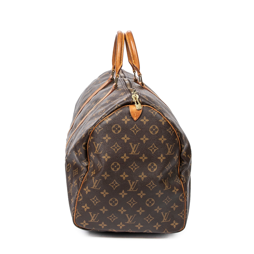 Shoulder Bag Keepall 55 Brown Monogram Canvas
