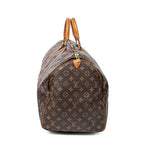 Shoulder Bag Keepall 55 Brown Monogram Canvas