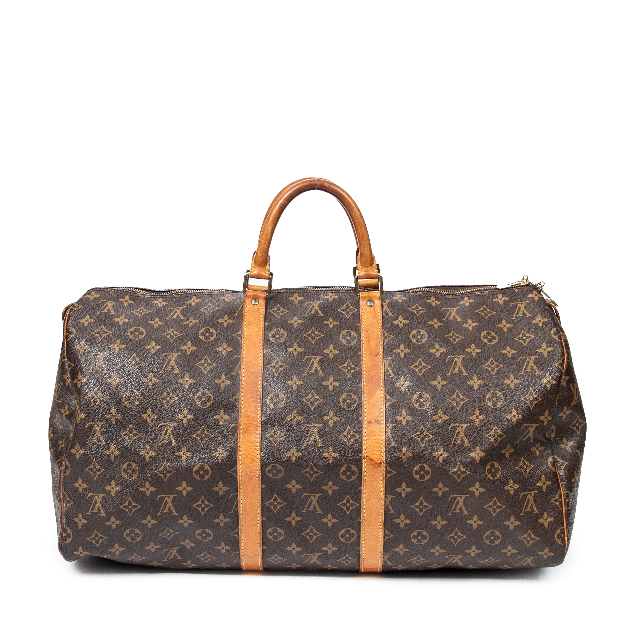 Shoulder Bag Keepall 55 Brown Monogram Canvas