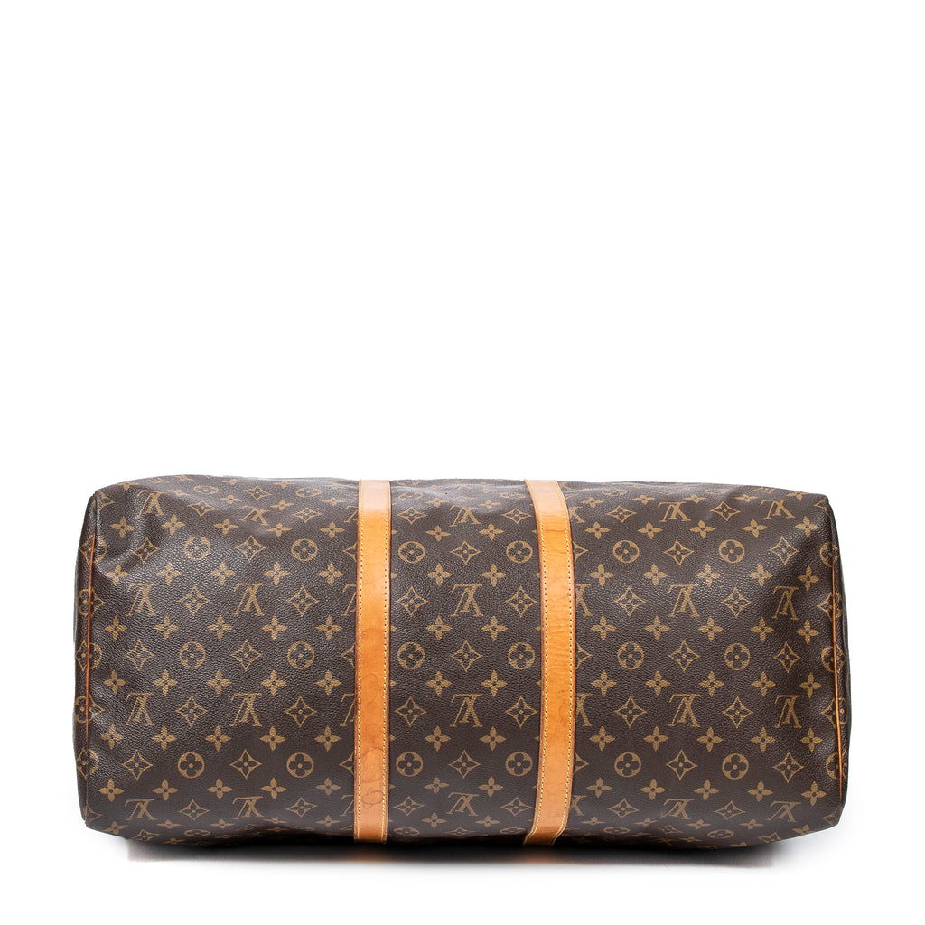Shoulder Bag Keepall 55 Brown Monogram Canvas