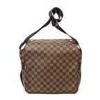 Handbag Naviglio Brown Damier Ebene