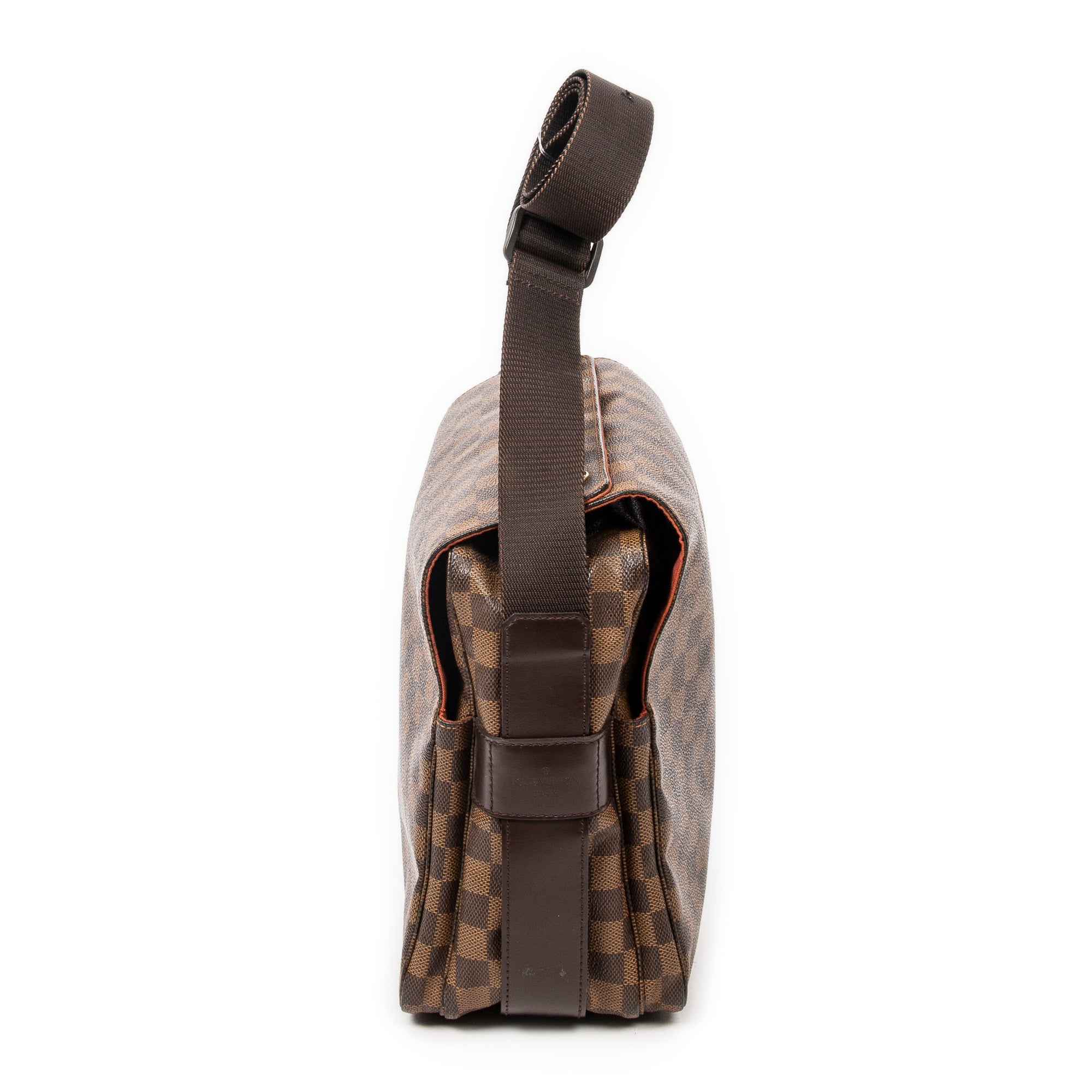 Handbag Naviglio Brown Damier Ebene