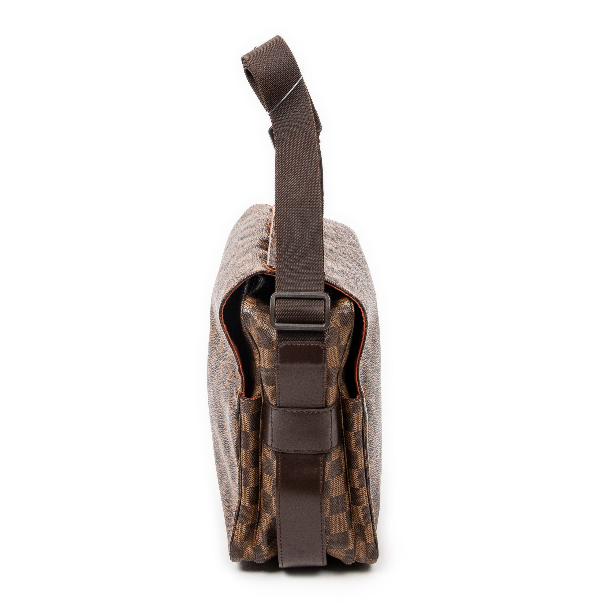 Handbag Naviglio Brown Damier Ebene