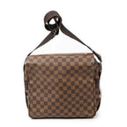 Handbag Naviglio Brown Damier Ebene