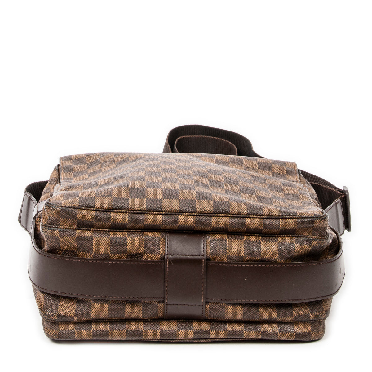 Handbag Naviglio Brown Damier Ebene