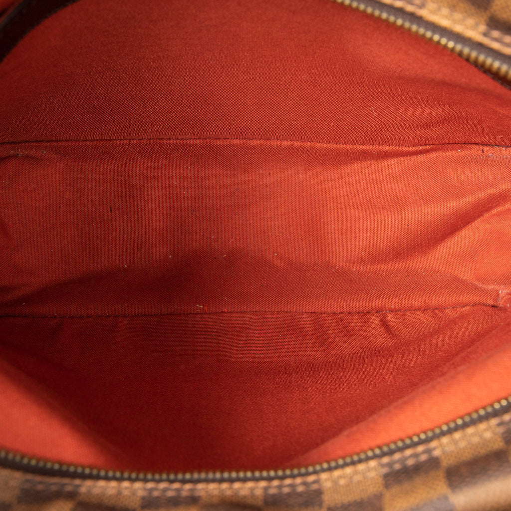 Handbag Naviglio Brown Damier Ebene